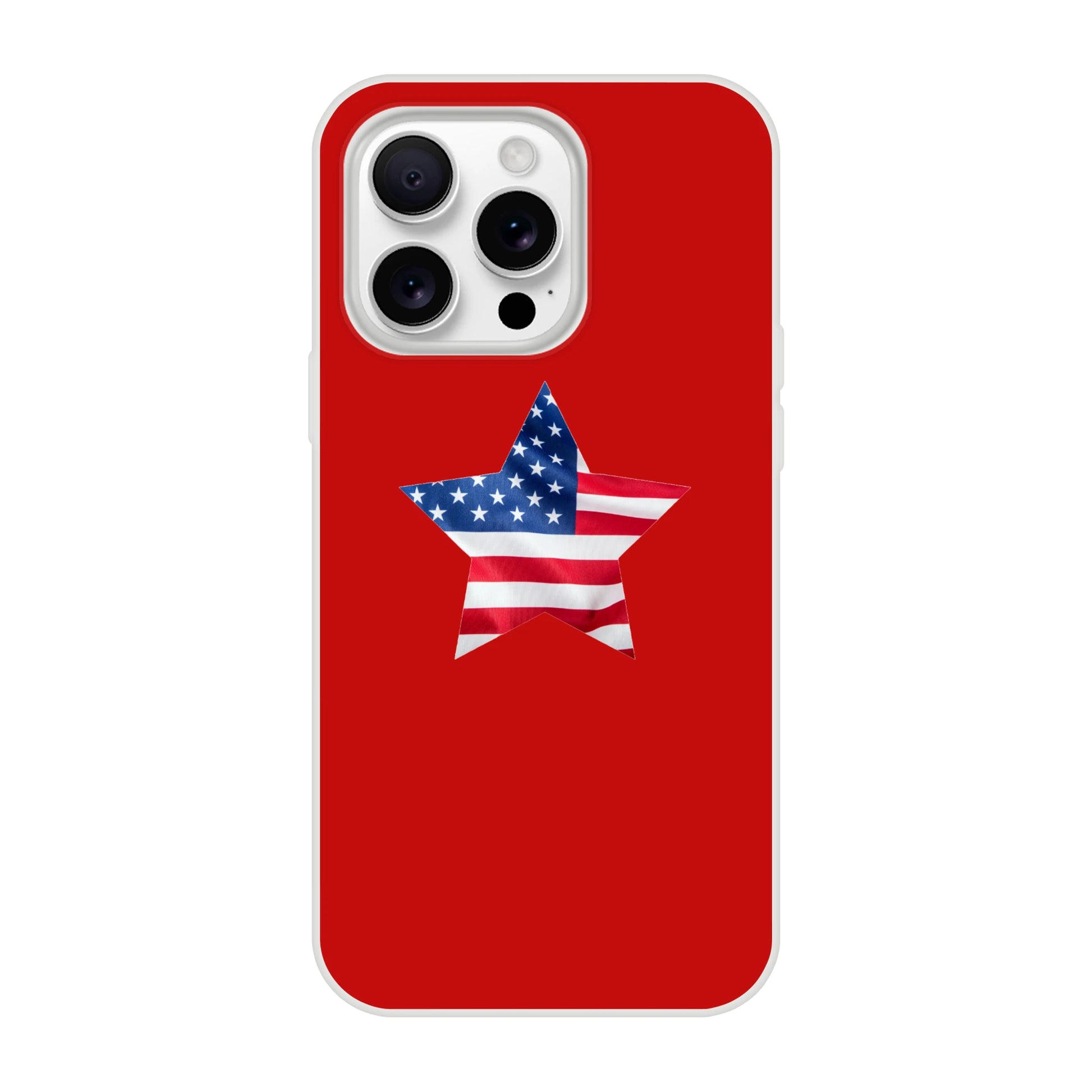 American Star iPhone Case Red Background