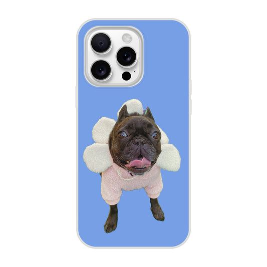 Custom Dog iPhone Case–Pet Photo Personalized Color Background Design
