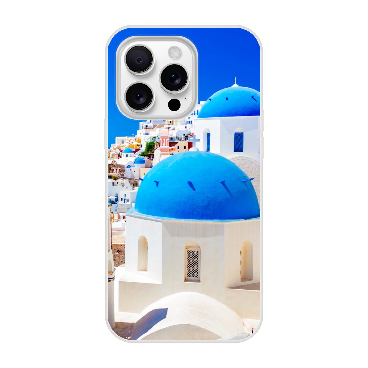 Greek iPhone Case–Santorini Blue Dome Church Design