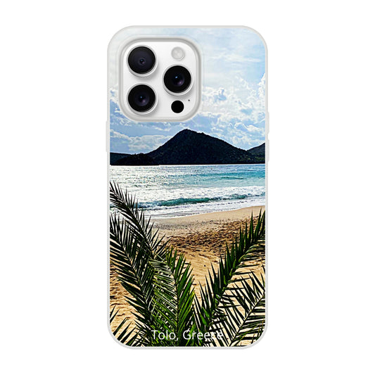 Greek iPhone Case—Tolo Beach Coastal Design