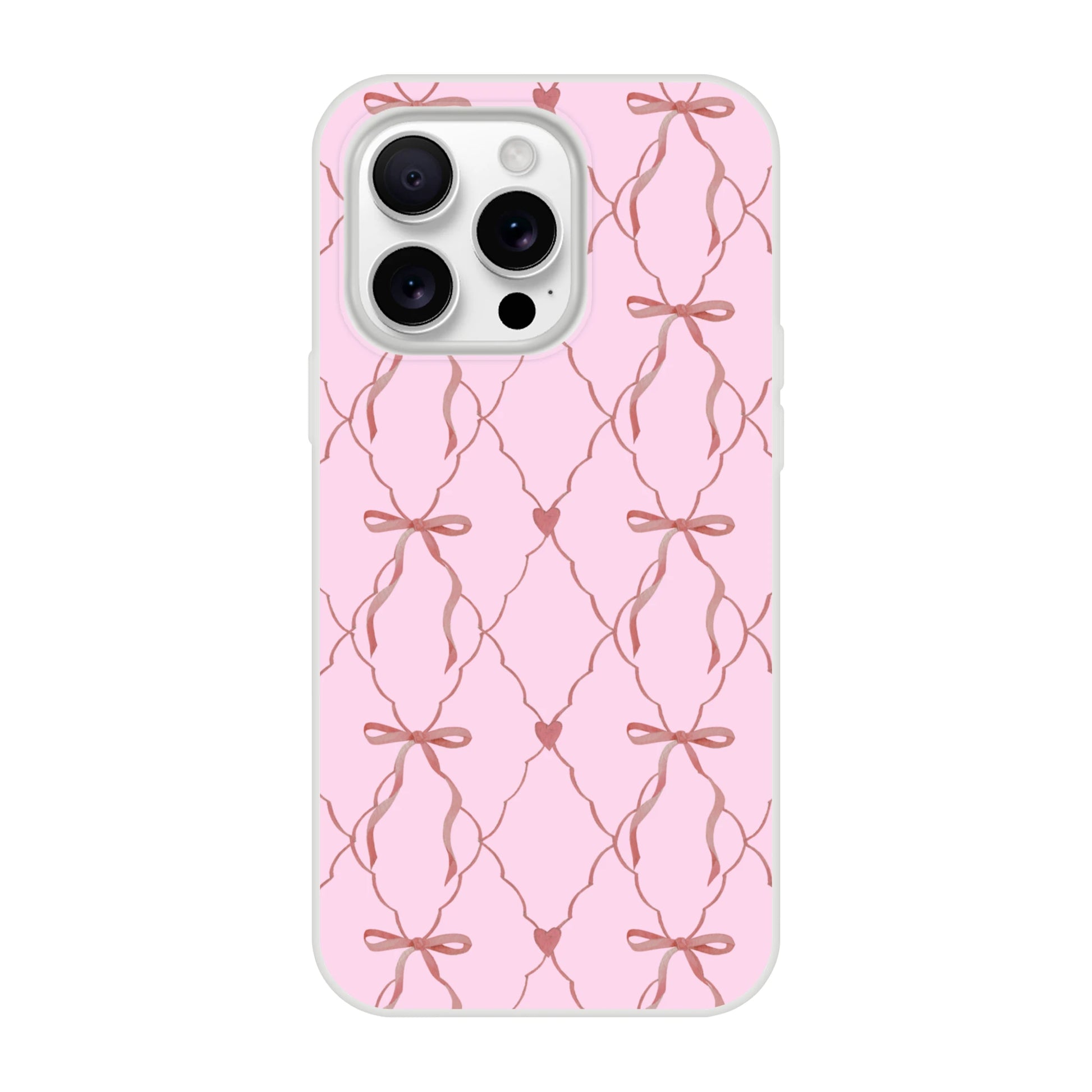 Pink Baby iPhone Case—Baby Girl Ribbons Design